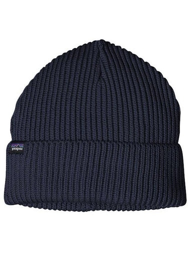 Fisherman Rolled Beanie Navy - PATAGONIA - BALAAN 1