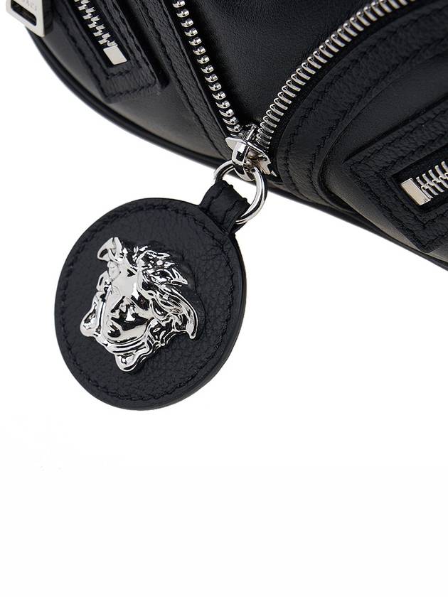 Repeat Mini Hobo Shoulder Bag Black - VERSACE - BALAAN 7