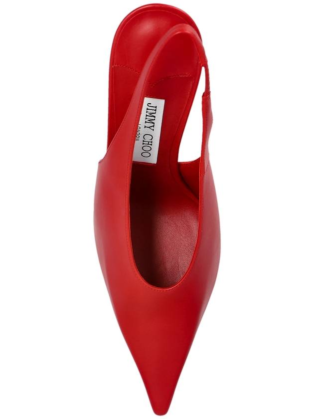 Jimmy Choo Leather High-heeled Shoes Isa, Women's, Red - JIMMY CHOO - BALAAN 6