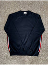 Three stripe navy knit E2 L - MONCLER - BALAAN 5