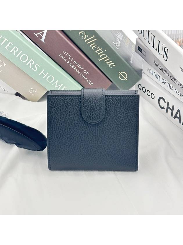 GG Interlocking Half Wallet Black - GUCCI - BALAAN 8