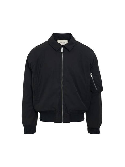 Chia Elephant Cotton Bomber Jacket Black - LOEWE - BALAAN 2