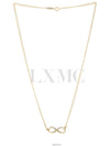 Tiffany Infinity Necklace Picasso 18k Yellow Gold - TIFFANY & CO. - BALAAN 10