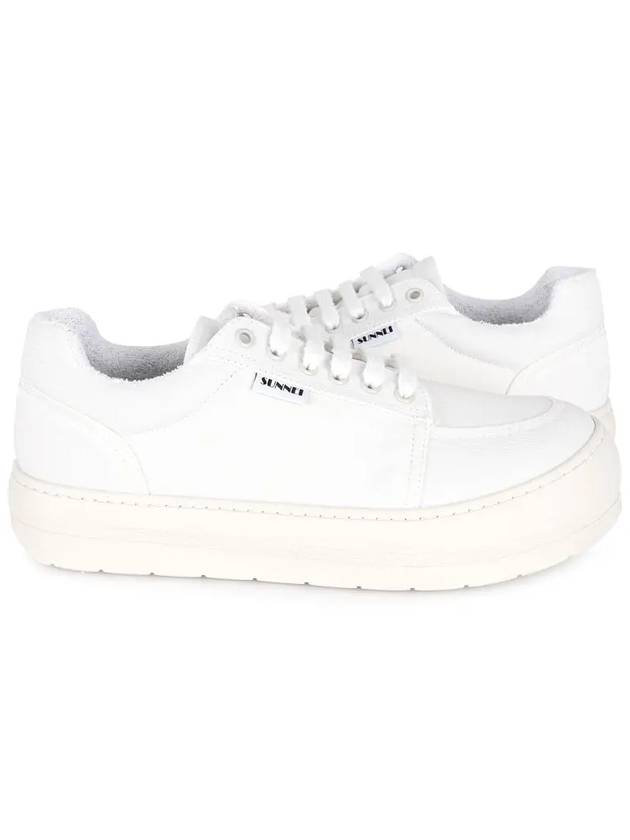 Men's Leather Low Top Sneakers White CSHOXSNK009 PLY017 0117 - SUNNEI - BALAAN 2