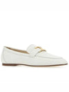 T Timeless Leather Loafers White - TOD'S - BALAAN 3