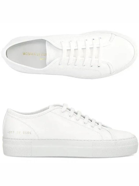 4017 0506 WHITE Tournament Low Sneakers _ 991665 - COMMON PROJECTS - BALAAN 1