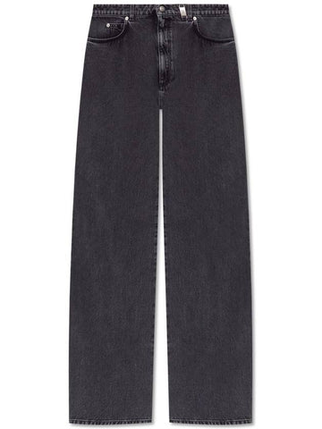 Alexander McQueen Loose-fitting Jeans, Women's, Grey - ALEXANDER MCQUEEN - BALAAN 1