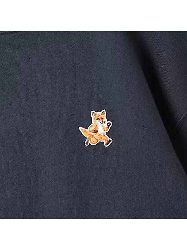 Speedy Fox Patch Comfort Sweatshirt Navy - MAISON KITSUNE - BALAAN 6