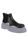 Tire Ankle Chelsea Boots Black Grey - BOTTEGA VENETA - BALAAN 3