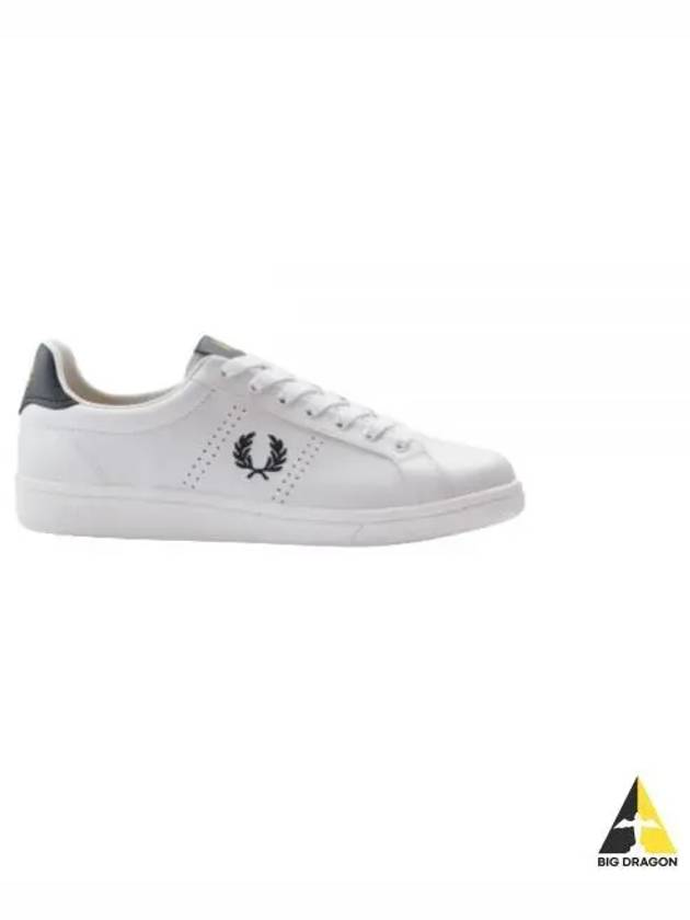 Fred Perry B721 leather sneakers black gold B4321 - FRED PERRY - BALAAN 1