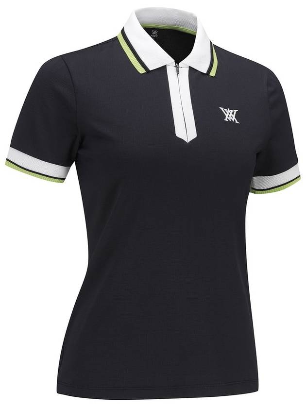 WOMEN ZIPPER POINT SHORT T SHIRTBK - ANEWGOLF - BALAAN 4