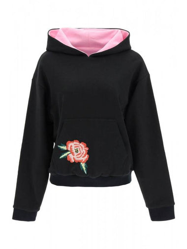 Reversible Flower Hooded Top - KENZO - BALAAN 1