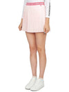 Women's Mini Pleated Skirt Pink - HORN GARMENT - BALAAN 3