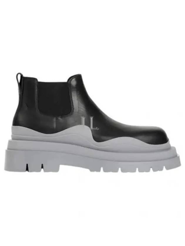 Tire Ankle Chelsea Boots Black Grey - BOTTEGA VENETA - BALAAN 2