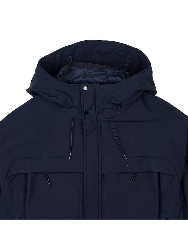 Men's Shell R Lens Wappen Hooded Jacket Navy - CP COMPANY - BALAAN 4