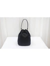 Used luxury goods Daol Pocono Duet Re Nylon Black Top Handle Bucket Bag 1BH038 - PRADA - BALAAN 5