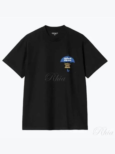 Cover Short Sleeve T-Shirt Black - CARHARTT WIP - BALAAN 2