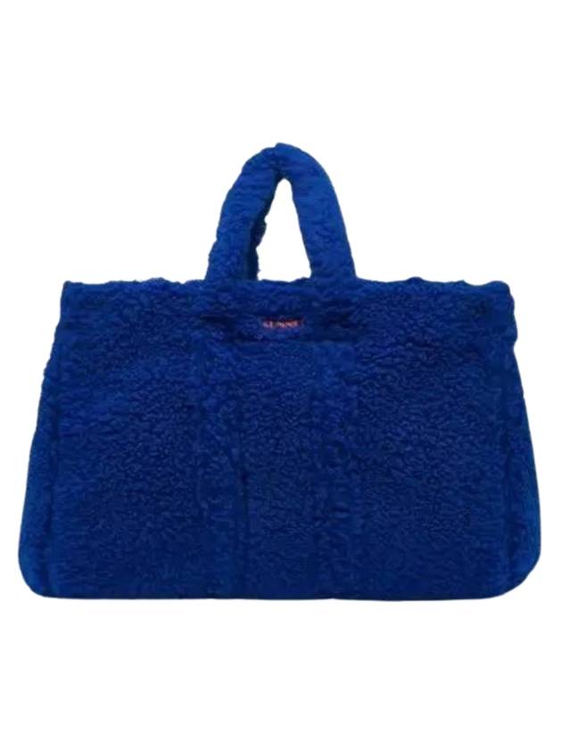 Parallepipedo Teddy Tote Bag Royal Blue - SUNNEI - BALAAN 1