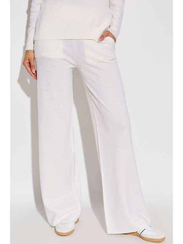 Max Mara Wool Trousers, Women's, White - MAX MARA - BALAAN 3