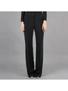 Viscose Blend Straight Pants Black - JIL SANDER - BALAAN 2