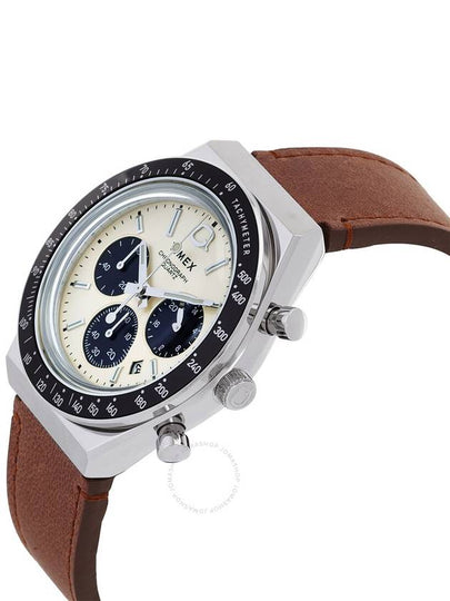 Timex Q Chronograph Quartz Cream Dial Men's Watch TW2V42800 - TIMEX - BALAAN 2