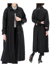 Poly Twill Car Single Coat Black - THOM BROWNE - BALAAN 2