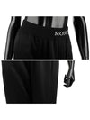 Women's Logo Lettering Band Track Pants Black - MONCLER - BALAAN 5