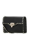 Rockstud Cross Bag Black - VALENTINO - BALAAN 3