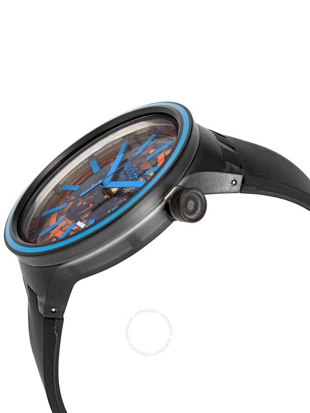 Swatch Fire Taste Quartz Black Skeleton Dial Watch SO27B112 - SWATCH - BALAAN 2