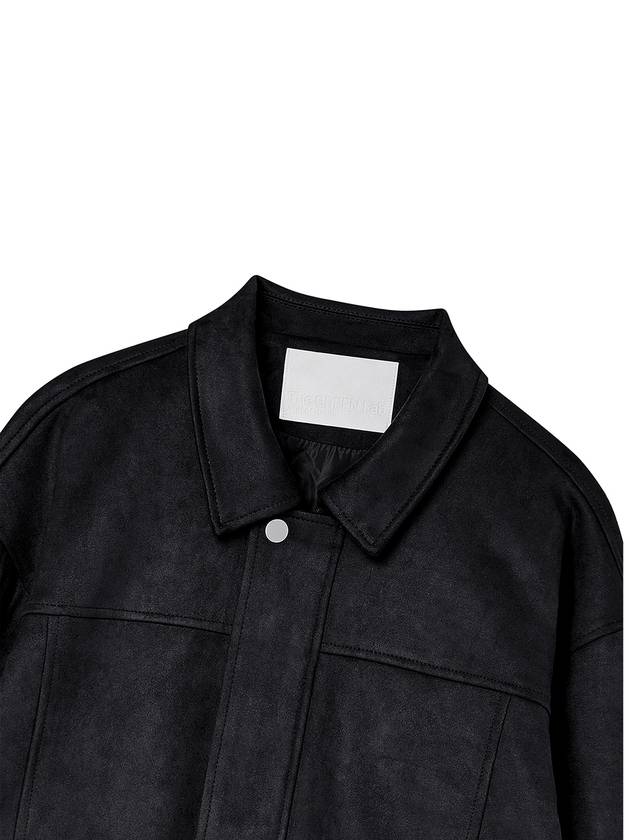 Vintage suede blouson jacket black - THE GREEN LAB - BALAAN 9