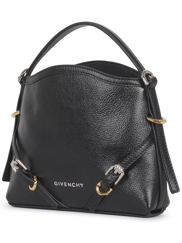 Nano Boisille Leather Cross Bag Black - GIVENCHY - BALAAN 3