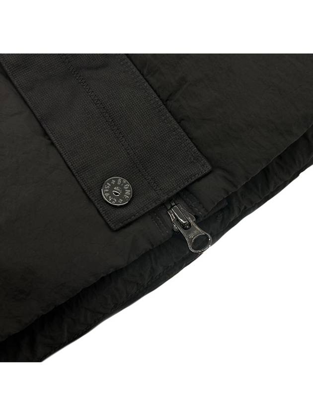 High Neck Padded Vest Black - STONE ISLAND - BALAAN 6