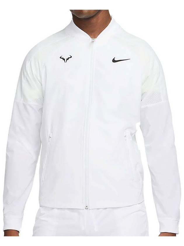 Dri Fit Rapha Zip-Up Jacket White - NIKE - BALAAN 1