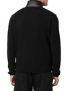 TRICOT Padded Wool Cardigan Black - MONCLER - BALAAN 6