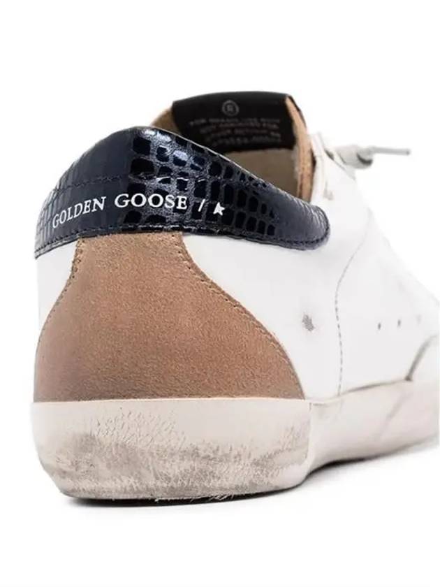 Superstar Star Leather Low Top Sneakers Brown White - GOLDEN GOOSE - BALAAN 6