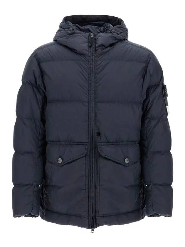 Crinkle Reps Re-Nylon Down Padding Navy - STONE ISLAND - BALAAN 3