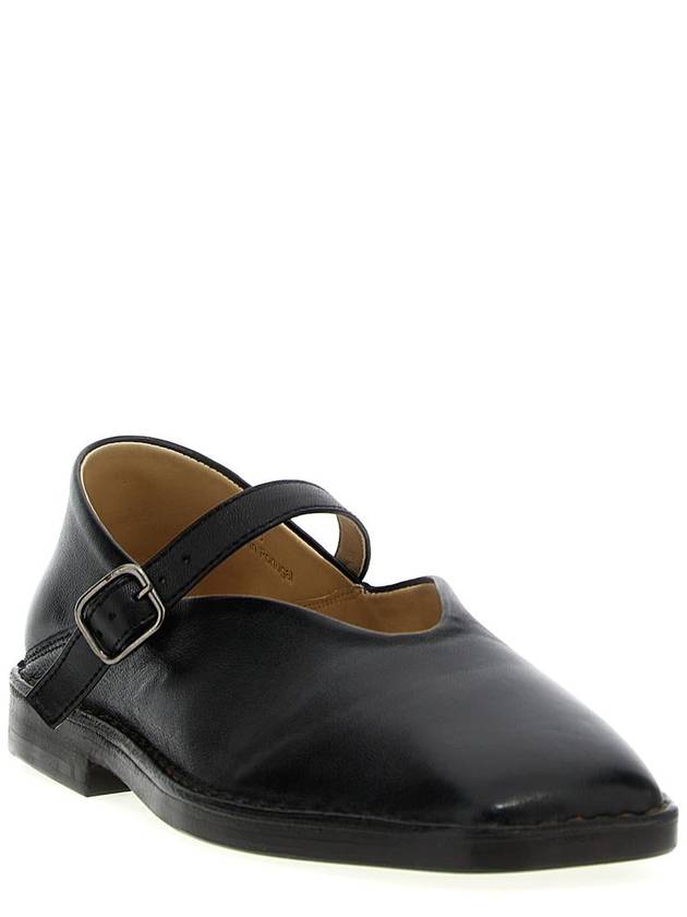 Square Toe Ballerina Shoes Black - LEMAIRE - BALAAN 3