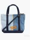 Fox Head Denim Tote Bag Blue - MAISON KITSUNE - BALAAN 2