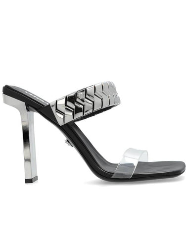 Versace Heeled Sandals, Women's, Black - VERSACE - BALAAN 1