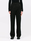 Crossed Tuck Straight Pants Black - JUN BY JUN K - BALAAN 1