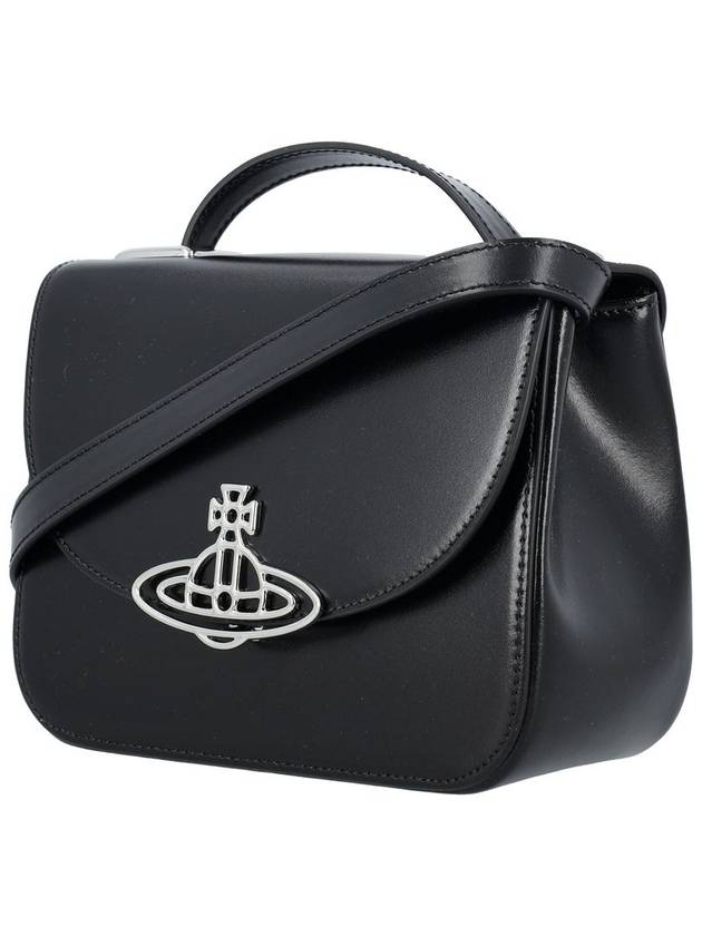 Linda Logo Plaque Cross Bag Black - VIVIENNE WESTWOOD - BALAAN 4