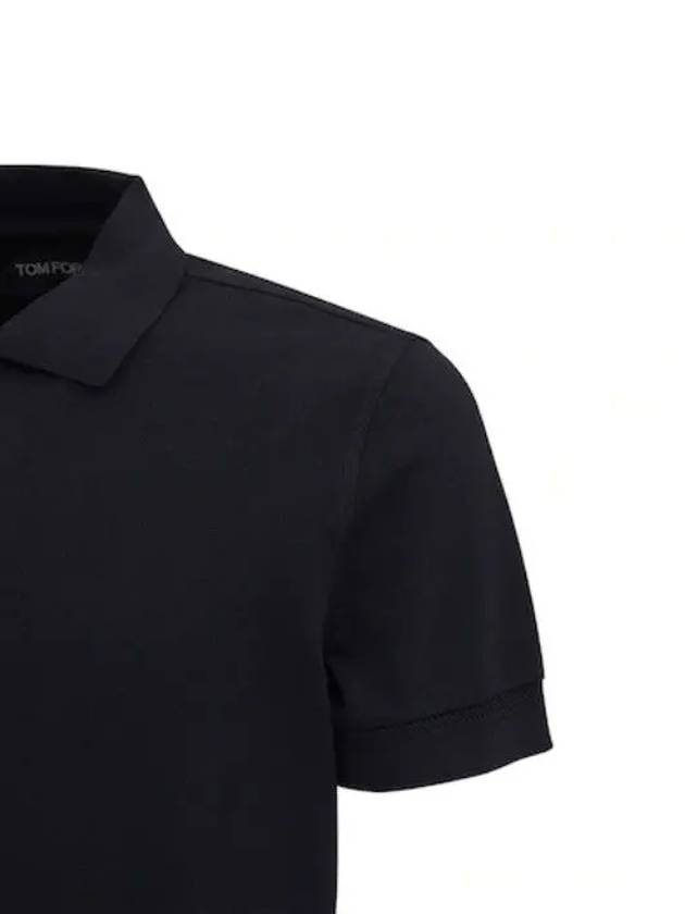 Garmentdyed cotton shortsleeve polo tshirt - TOM FORD - BALAAN 2