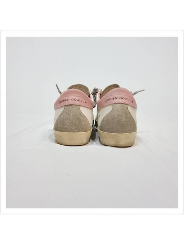 Superstar White Pink Heel Tab Sneakers - GOLDEN GOOSE - BALAAN 7