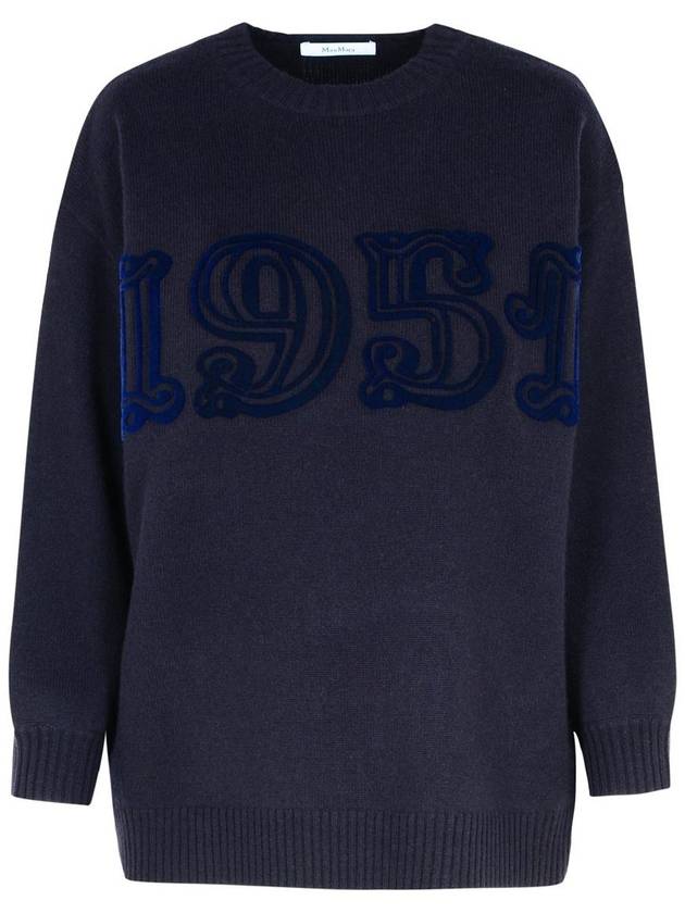 Fido cashmere blend knit top ultramarine - MAX MARA - BALAAN 2