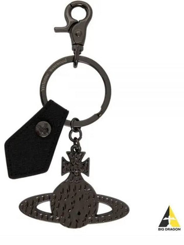 HAMMERED ORB GUNMETAL 8203011RU OM0014 N401 Keyring - VIVIENNE WESTWOOD - BALAAN 1