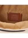 Signature Jacquard Foldover Cut Out Clutch Cross Bag Chalk Ivory - COACH - BALAAN 11