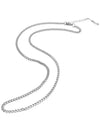 Men's Chain Necklace Surgical Steel CLEF SIDE DOT - BASSCLEF - BALAAN 1