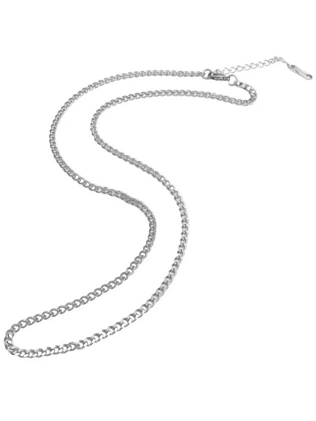 Men's Chain Necklace Surgical Steel CLEF SIDE DOT - BASSCLEF - BALAAN 1