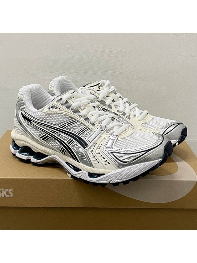 Gel Kayano 14 Low Top Sneakers White Midnight - ASICS - BALAAN 3