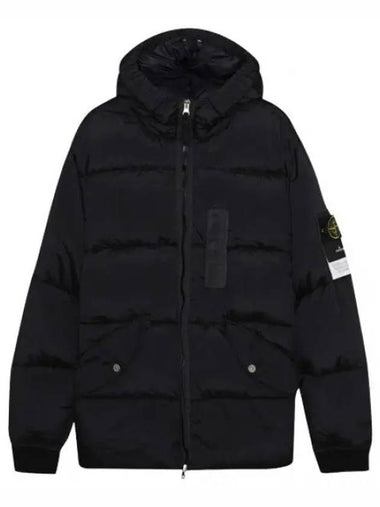 Hooded Down Jacket Padded Jumper - STONE ISLAND - BALAAN 1